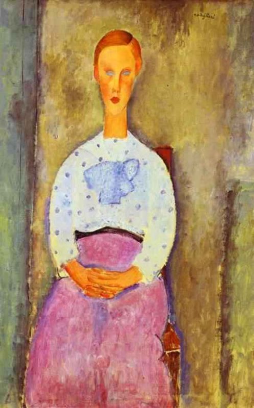 jeaune fille au corsage a pois.jpg